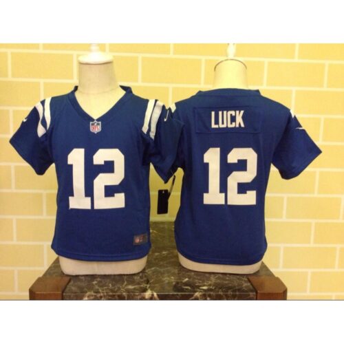 68626e4aaf711_1 Toddler Indianapolis Colts ACTIVE PLAYER #12 Blue Stitched NFL Jersey