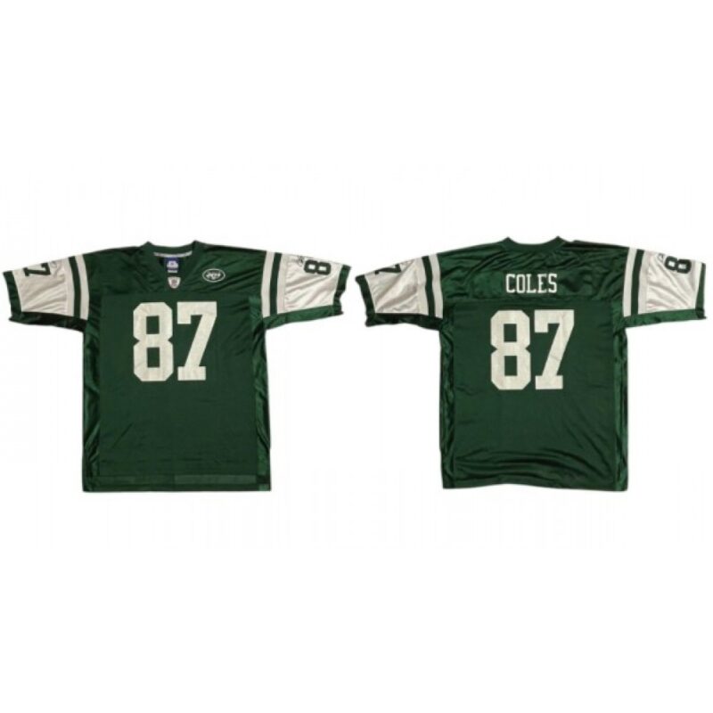 68626e5a375a3_1 Toddlers New York Jets #87 Laveranues Coles Green Stitched Jersey