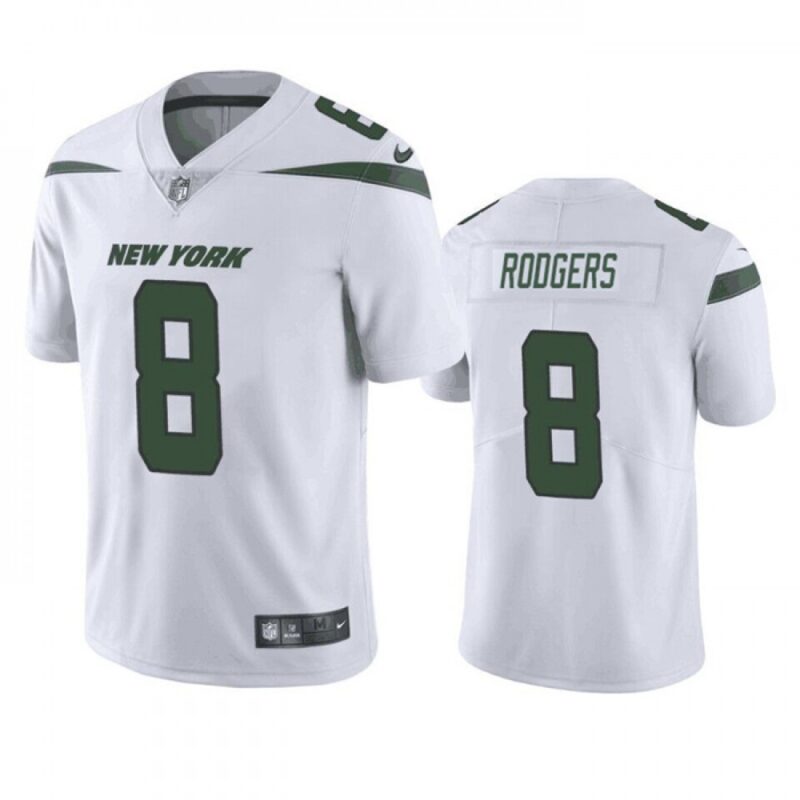 68626e647b282_1 Toddlers New York Jets #8 Aaron Rodgers White Vapor Untouchable Limited Stitched Jersey