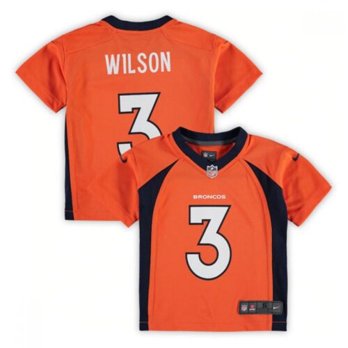 68626ea60c18e_1 Toddlers Denver Broncos #3 Russell Wilson Orange Elite Stitched Jersey