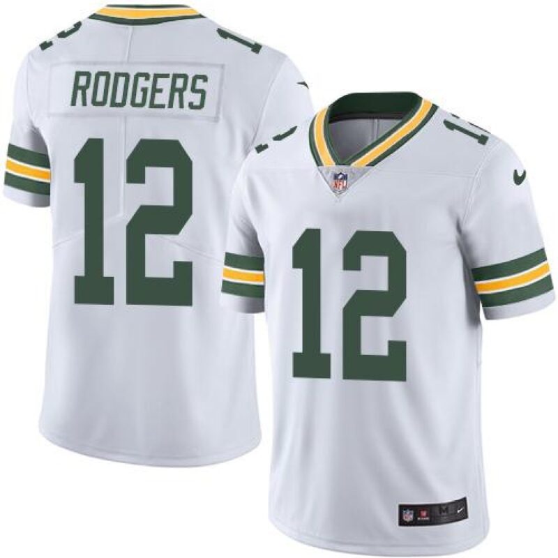 68626f27ce219_1 Youth Green Bay Packers #12 Aaron Rodgers White Vapor Untouchable Stitched Jersey