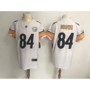 68626f6b27fbe_1 Men's Pittsburgh Steelers #84 Antonio Brown White Vapor Untouchable Elite Stitched NFL Jersey