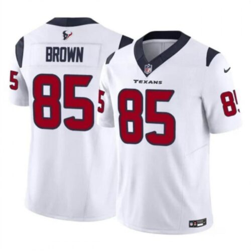 686270611243f_1 Men's Houston Texans #85 Noah Brown White 2023 F.U.S.E Vapor Untouchable Stitched Football Jersey