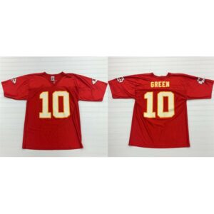 68627098341e9_1 Men's Kansas City Chiefs #10 Trent Green Red Stitched Jersey