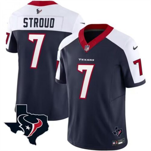 6862716fce102_1 Men's Houston Texans #7 C.J. Stroud White/Navy 2023 F.U.S.E. Vapor Untouchable Limited Stitched Football Jersey