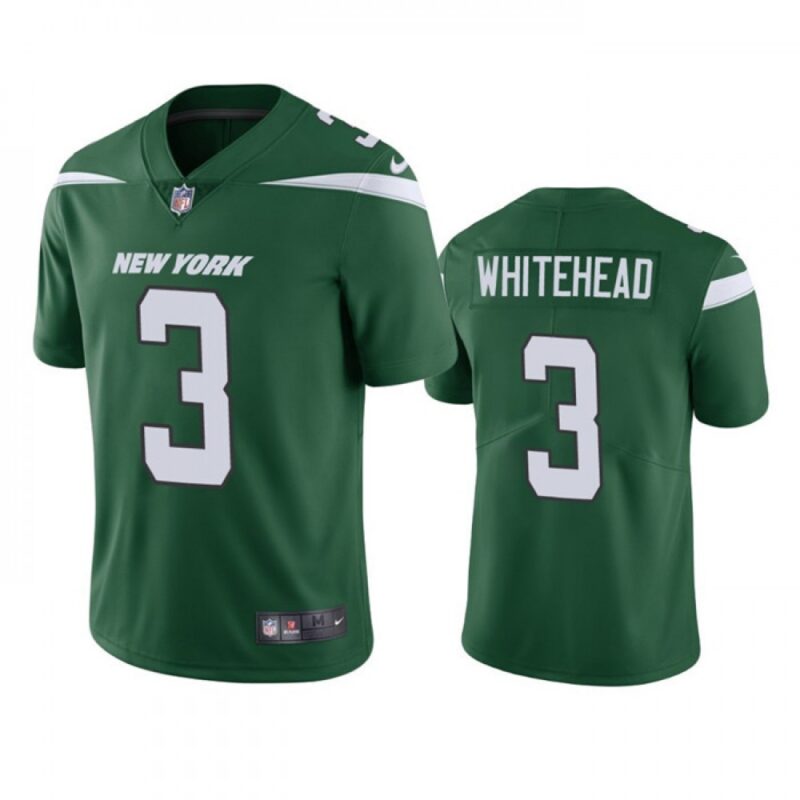 6862727b8f3b0_1 Men's New York Jets #3 Jordan Whitehead Green Vapor Untouchable Limited Stitched Jersey