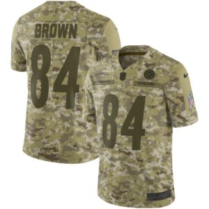 686272a3676ca_1 Men's Pittsburgh Steelers #84 Antonio Brown 2018 Camo Salute to Service Limited Stitched NFL Jersey