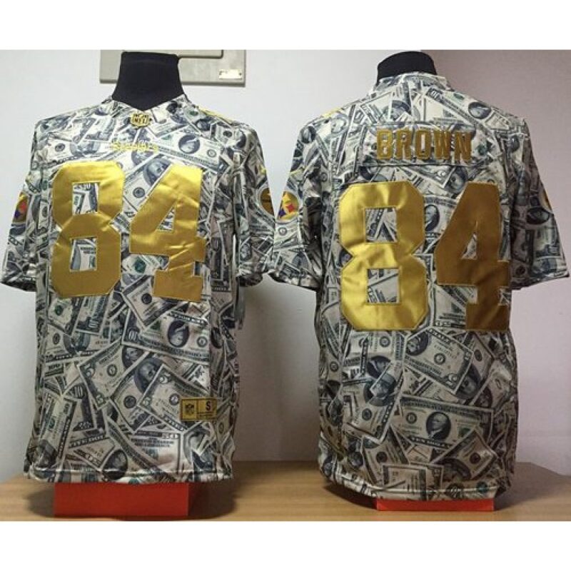 686272aa1986d_1 Steelers #84 Antonio Brown Dollar Fashion Men's Stitched NFL Elite Jersey