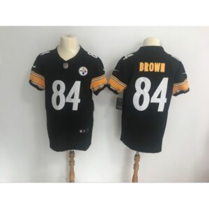 686273c20483b_1 Men's Pittsburgh Steelers #84 Antonio Brown Black Vapor Untouchable Elite Stitched NFL Jersey
