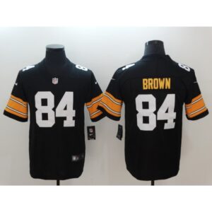686273d6f3de4_1 Men's Pittsburgh Steelers #84 Antonio Brown Black 2018 Vapor Untouchable Limited Stitched NFL Jersey
