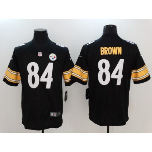 686273e1bfce0_1 Men's Pittsburgh Steelers #84 Antonio Brown Black Vapor Untouchable Limited Stitched NFL Jersey