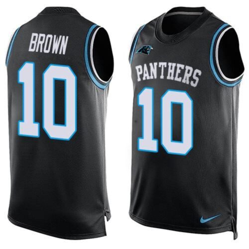68627427bd391_1 Panthers #10 Corey Brown Black Team Color Men's Stitched NFL Limited Tank Top Jersey