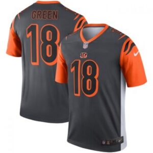 6862747d96d70_1 Men's Cincinnati Bengals #18 A.J. Green Black Inverted Legend Jersey