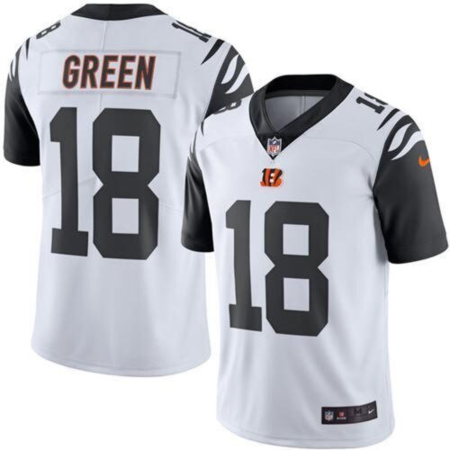 6862748466e73_1 Men's Bengals #18 A.J. Green White Limited Rush Stitched NFL Jersey