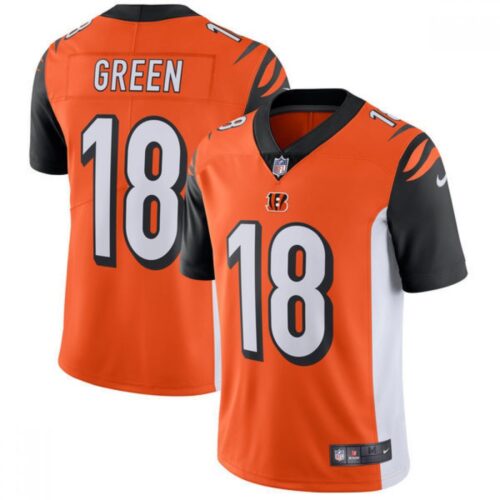 6862748b9319a_1 Men's Cincinnati Bengals #18 A.J. Green Orange Vapor Untouchable Limited Stitched NFL Jersey