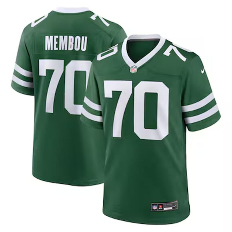 6862754d86543_1 Youth New York Jets #70 Armand Membou Nike Legacy 2025 NFL Draft First Round Pick Game Jersey