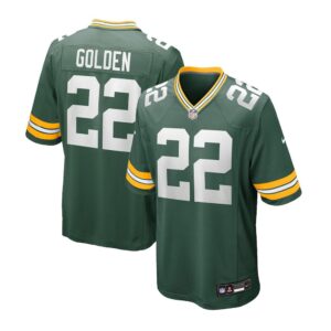 6862756f92369_1 Youth Green Bay Packers #22 Matthew Golden Nike Green 2025 NFL Draft First Round Pick Game Jersey