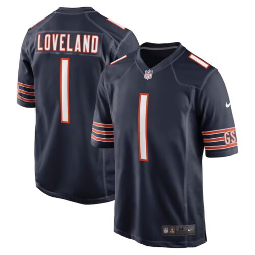 686275965ca48_1 Youth Chicago Bears #1 Colston Loveland Nike Navy 2025 NFL Draft First Round Pick Game Jersey