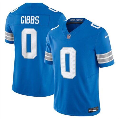 686275f0478e4_1 Youth Detroit Lions #0 Jahmyr Gibbs Blue 2025 F.U.S.E. Vapor Limited Stitched Jersey