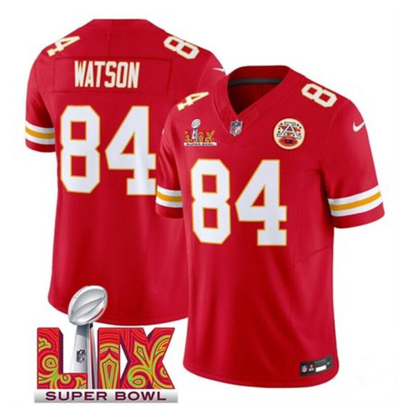 68627686cf357_1 Men's Kansas City Chiefs #84 Justin Watson Red 2025 Super Bowl LIX Patch F.U.S.E. Vapor Limited Stitched Football Jersey