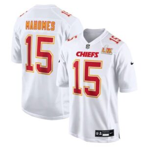 686276a0ec9bc_1 Men's Kansas City Chiefs #15 Patrick Mahomes Tundra White Super Bowl LIX Fashion Game Jersey