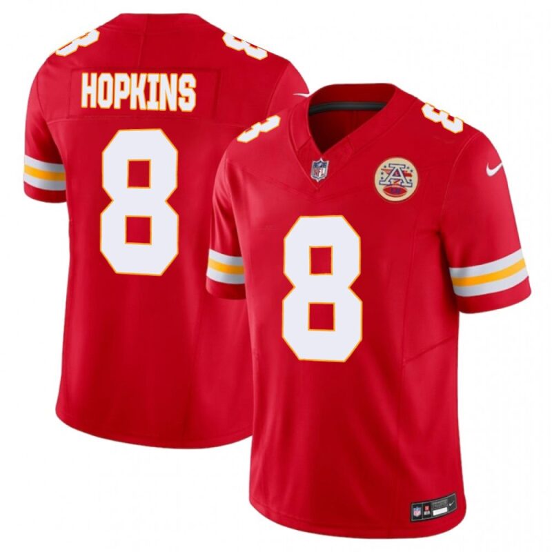686276e21516a_1 Men's Kansas City Chiefs #8 DeAndre Hopkins Red Alternate Vapor F.U.S.E. Limited Jersey