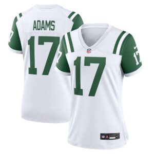 686276f23a25c_1 Women's New York Jets #17 Davante Adams White Classic Alternate Game Jersey