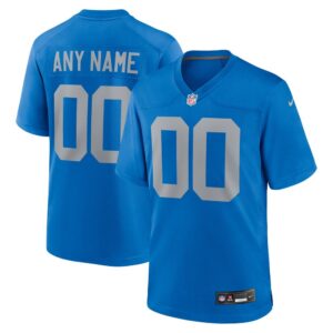 6862776be2378_1 Men's Detroit Lions Blue Alternate Custom Game Jersey
