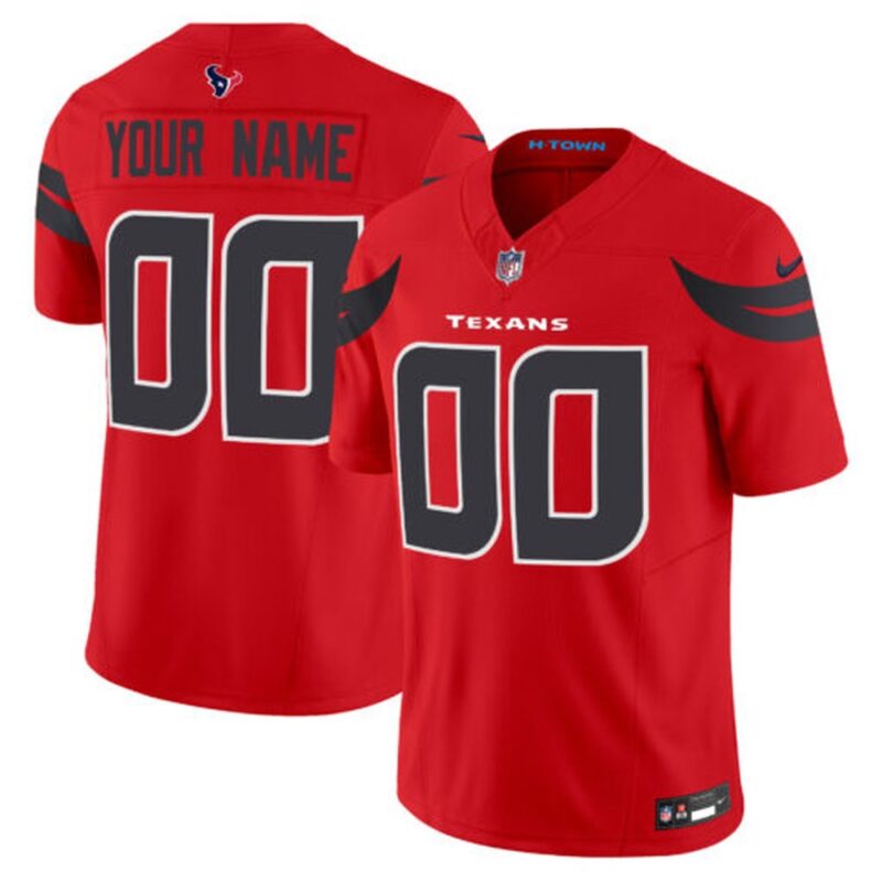 686277771c8cd_1 Men's Custom Red Houston Texans Vapor F.U.S.E. Limited Jersey