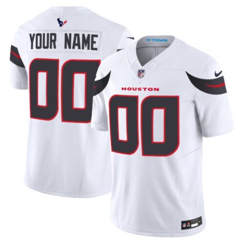 6862777988a64_1 Men's Custom White Houston Texans Vapor F.U.S.E. Limited Jersey