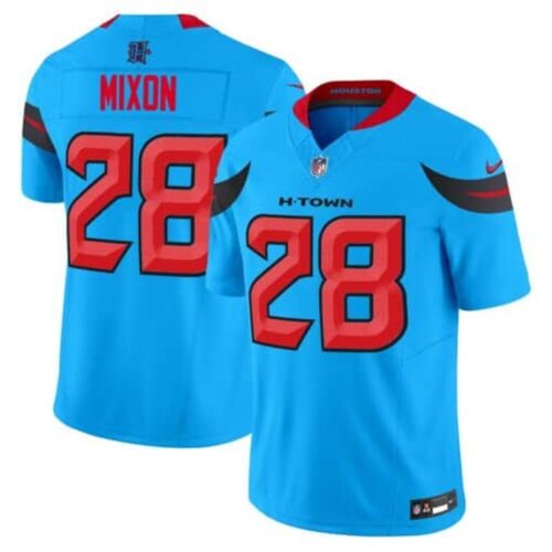 686277859a9ce_1 Men's Joe Mixon Blue Houston Texans #28 Vapor F.U.S.E. Limited Jersey