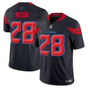 68627788d986c_1 Men's Joe Mixon Navy Blue Houston Texans #28 Vapor F.U.S.E. Limited Jersey
