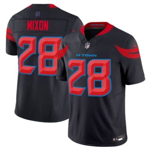 68627788d986c_1 Men's Joe Mixon Navy Blue Houston Texans #28 Vapor F.U.S.E. Limited Jersey