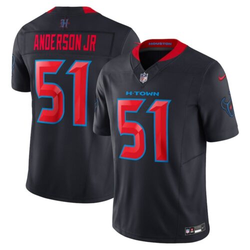 6862779c2bdda_1 Men's Will Anderson Jr. Navy Houston Texans #51 2nd Alternate Vapor F.U.S.E. Limited Jersey