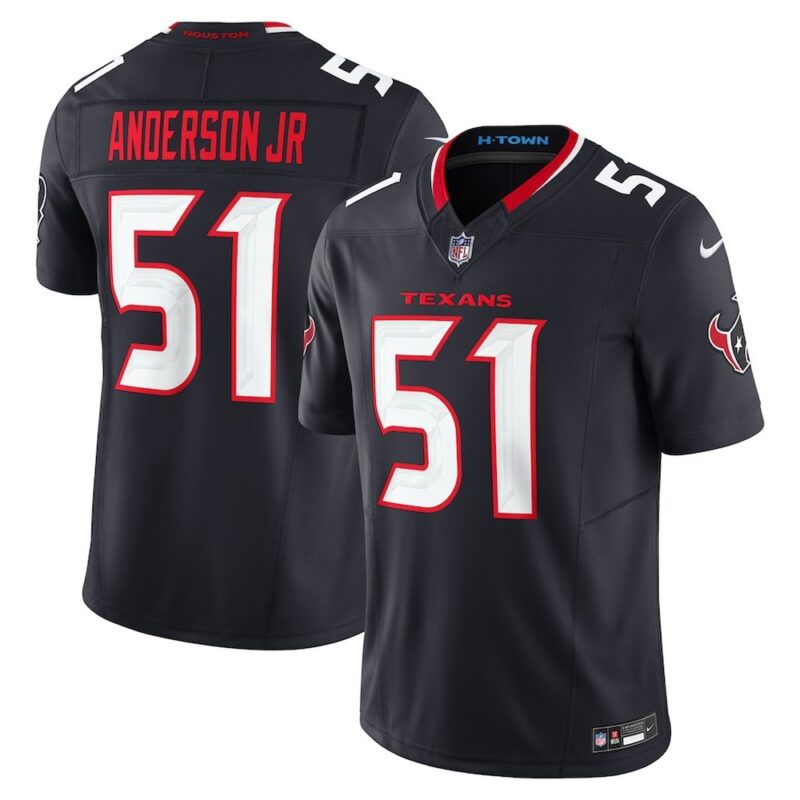 6862779f75ab0_1 Men's Will Anderson Jr. Navy Houston Texans #51 Vapor F.U.S.E. Limited Jersey