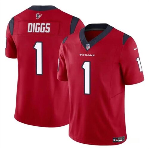 686277b03398d_1 Men's Houston Texans #1 Stefon Diggs Red 2024 F.U.S.E Vapor Untouchable Stitched Football Jersey