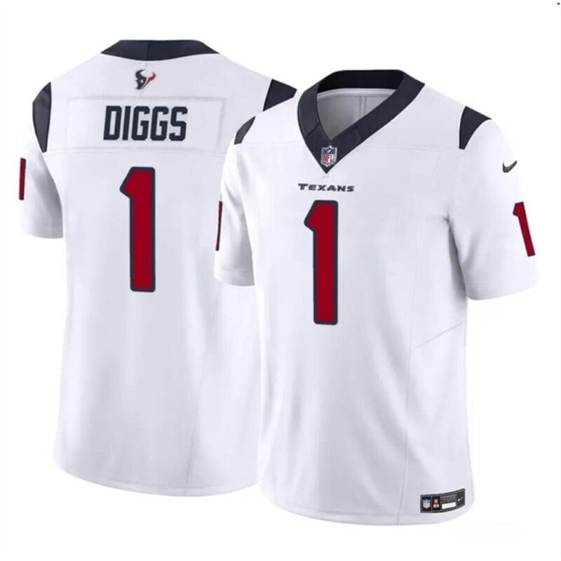 686277b3914dc_1 Men's Houston Texans #1 Stefon Diggs White 2024 F.U.S.E Vapor Untouchable Stitched Football Jersey