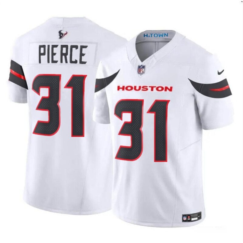 686277fece6da_1 Men's Houston Texans #31 Dameon Pierce White 2024 Vapor F.U.S.E. Limited Stitched Jersey