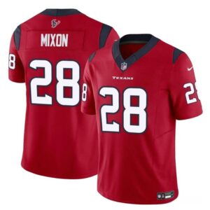 686278167d2aa_1 Men's Houston Texans #28 Joe Mixon Red 2024 F.U.S.E Vapor Untouchable Stitched Football Jersey