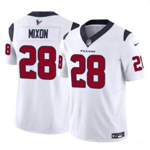 68627819f311f_1 Men's Houston Texans #28 Joe Mixon White 2024 F.U.S.E Vapor Untouchable Stitched Football Jersey