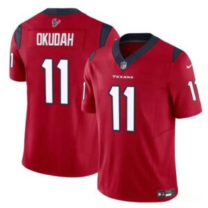 6862782adf3fc_1 Men's Houston Texans #11 Jeff Okudah Red 2024 F.U.S.E Vapor Untouchable Stitched Football Jersey