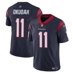 6862783186d2f_1 Men's Houston Texans #11 Jeff Okudah Navy Vapor Untouchable Stitched Football Jersey