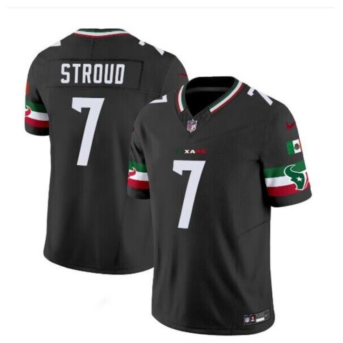 686278531b93a_1 Men's Houston Texans #7 C.J. Stroud Black Mexico F.U.S.E. Vapor Limited Stitched Jersey