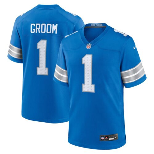686278a211656_1 Men's Detroit Lions Number 1 Groom Blue Game Jersey