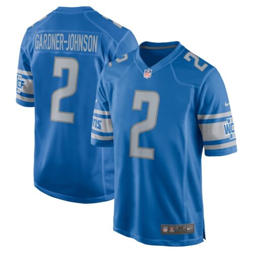 686278b3eee9b_1 Men's Detroit Lions Chauncey Gardner-Johnson Blue Game Player Jersey