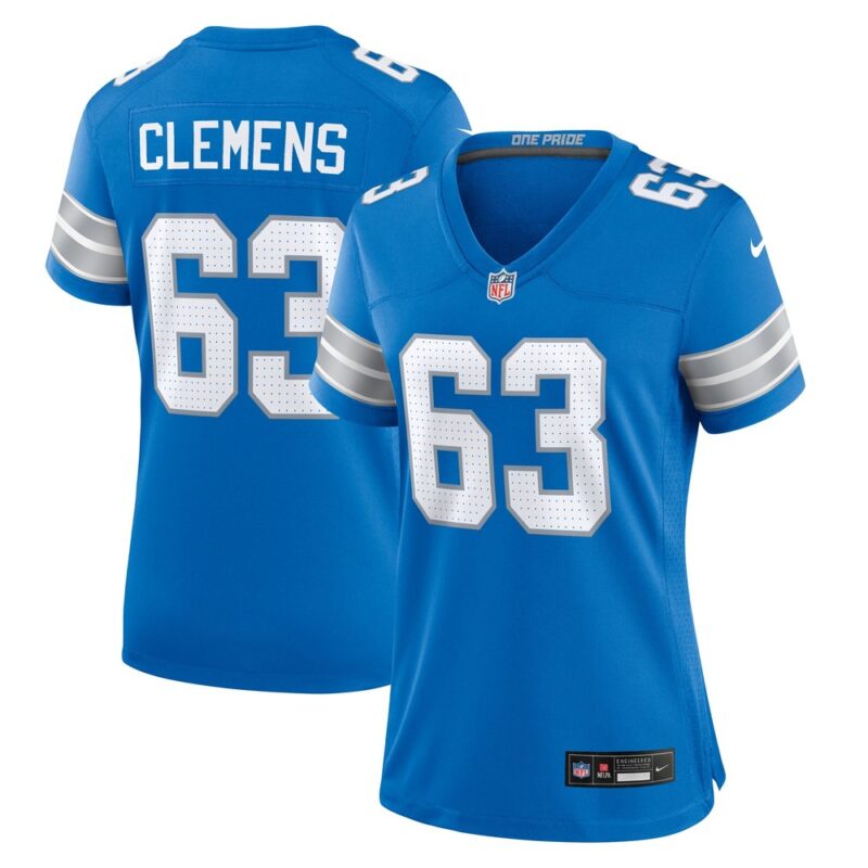 686278dbc606b_1 Women's Detroit Lions Duke Clemens Blue Game Jersey
