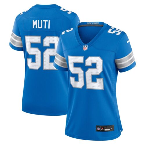 686278fcd7a77_1 Women's Detroit Lions Netane Muti Blue Game Jersey