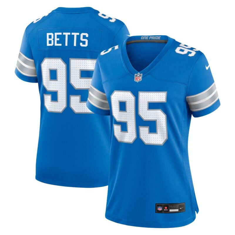 6862794a94b2b_1 Women's Detroit Lions Mathieu Betts Blue Game Jersey