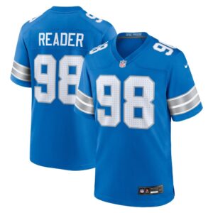 686279a56df6d_1 Men's Detroit Lions D.J. Reader Blue Team Game Jersey