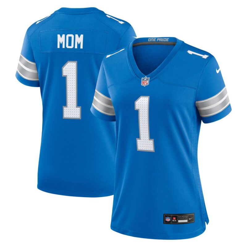 686279bf1c980_1 Men's Detroit Lions Number 1 Mom Blue Game Jersey